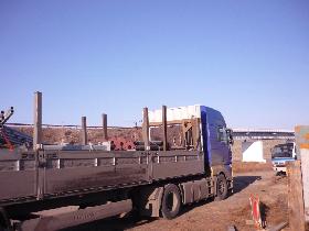 Перевозка опор линий электропередач